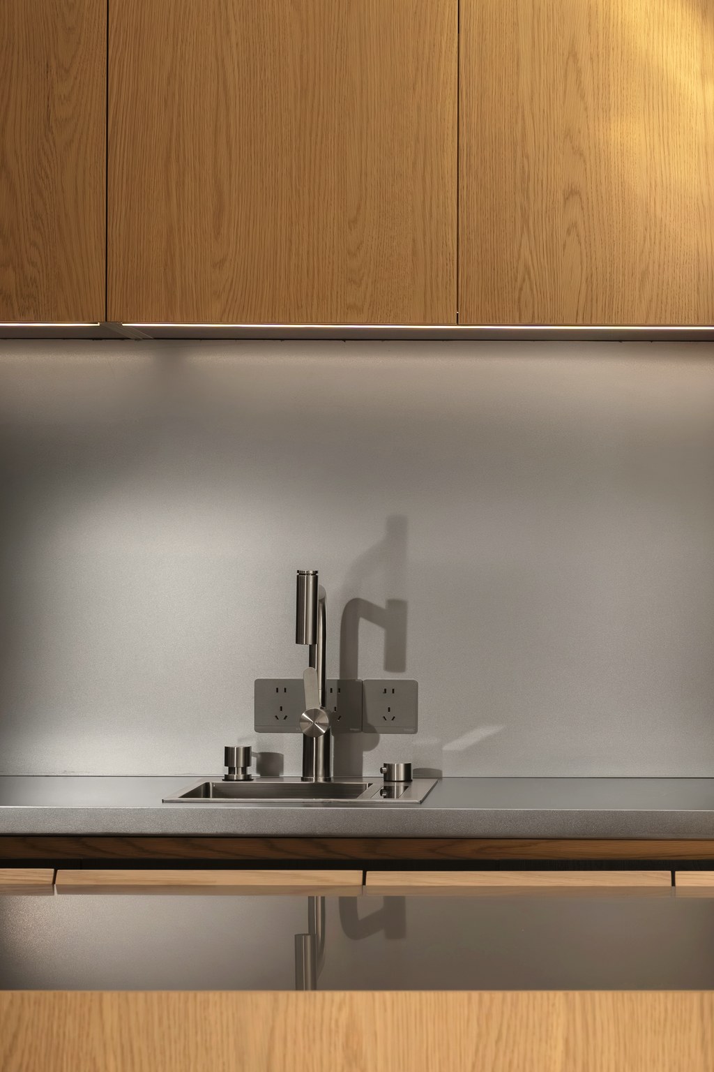 Matte black faucet